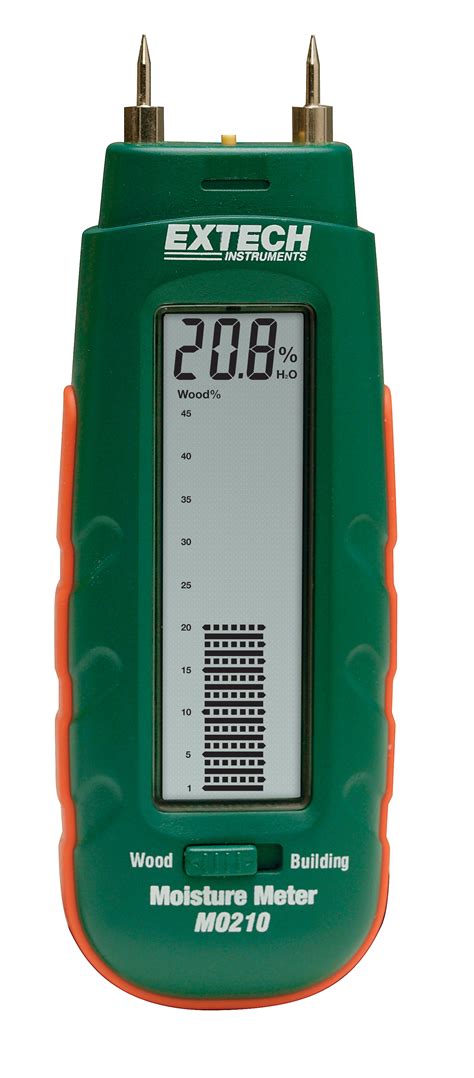 etech moisture meter 055|Extech MO55 Combination Pin/Pinless Moisture Meter.